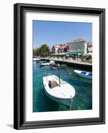 Port of Cavtat, Dubrovnik-Neretva County, Croatia, Europe-Emanuele Ciccomartino-Framed Photographic Print