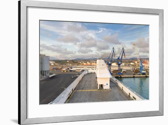 Port of Civitavecchia-lachris77-Framed Photographic Print