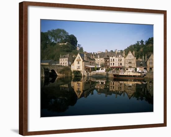Port of Dinan, La Rance, Bretagne (Brittany), France-Philip Craven-Framed Photographic Print