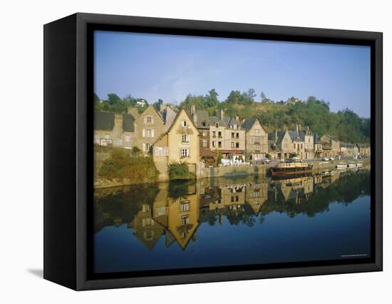 Port of Dinan, La Rance, Brittany, France, Europe-Philip Craven-Framed Premier Image Canvas