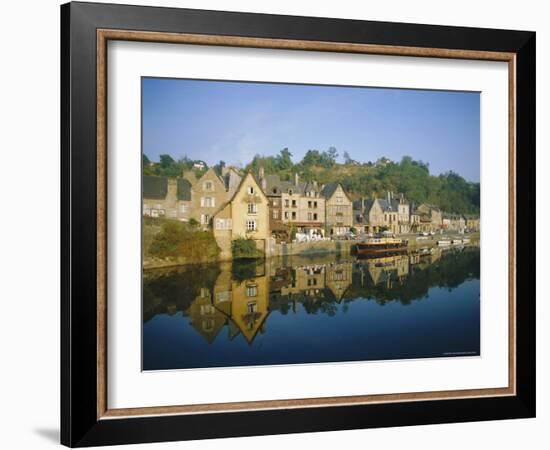 Port of Dinan, La Rance, Brittany, France, Europe-Philip Craven-Framed Photographic Print