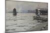 Port of Hamburg, 1891 (W/C on Paper)-Anders Leonard Zorn-Mounted Giclee Print