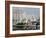 Port of Hamburg on the Elbe River, Hamburg, Germany, Europe-Christian Kober-Framed Photographic Print