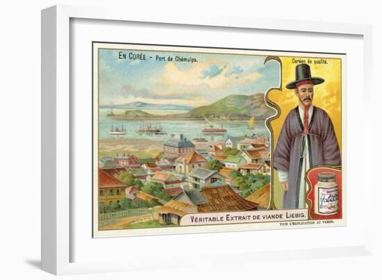 Port of Jemulpo, Korea-null-Framed Giclee Print