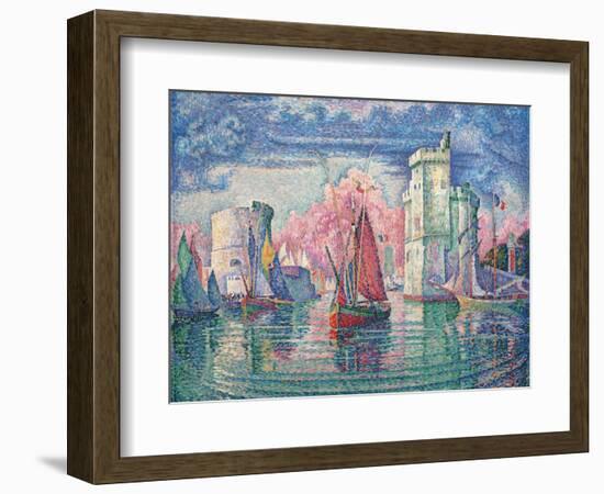 Port of La Rochelle-Paul Signac-Framed Art Print