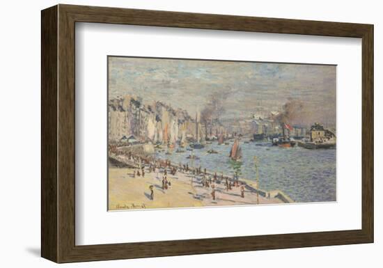 Port of Le Havre, 1874-Claude Monet-Framed Art Print