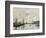 Port of Le Havre (Dock of La Barre)-Eugène Boudin-Framed Art Print