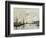 Port of Le Havre (Dock of La Barre)-Eugène Boudin-Framed Art Print