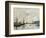 Port of Le Havre (Dock of La Barre)-Eugène Boudin-Framed Art Print