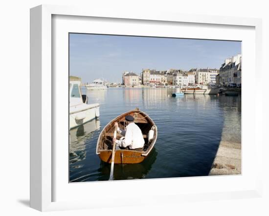 Port of Le Palais, Belle Ile, Brittany, France, Europe-Groenendijk Peter-Framed Photographic Print