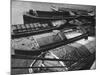 Port of London: Barges Full of Butter and Wine in the Royal Docks-Carl Mydans-Mounted Premium Photographic Print