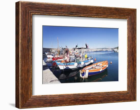 Port of Marciana Marina with Fishing Boats-Markus Lange-Framed Photographic Print