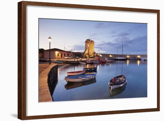 Port of Marciana Marina with Torre Pisana Tower-Markus Lange-Framed Photographic Print