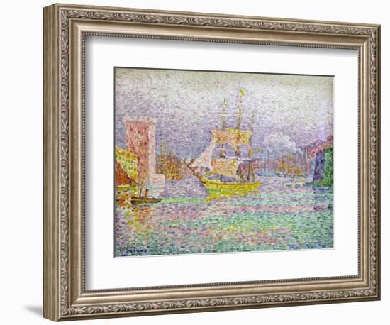 Port of Marseilles, 1906-1907-Paul Signac-Framed Giclee Print