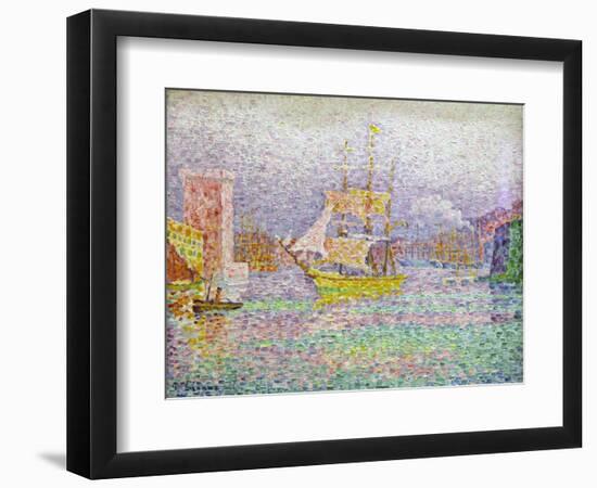 Port of Marseilles, 1906-1907-Paul Signac-Framed Giclee Print