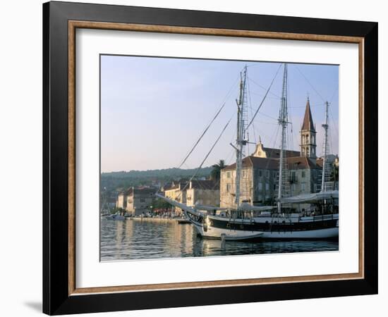 Port of Milna, Ile De Brac, Dalmatian Coast, Croatia, Adriatic-Bruno Barbier-Framed Photographic Print