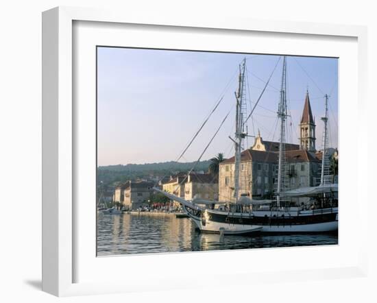 Port of Milna, Ile De Brac, Dalmatian Coast, Croatia, Adriatic-Bruno Barbier-Framed Photographic Print