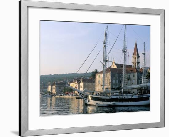 Port of Milna, Ile De Brac, Dalmatian Coast, Croatia, Adriatic-Bruno Barbier-Framed Photographic Print