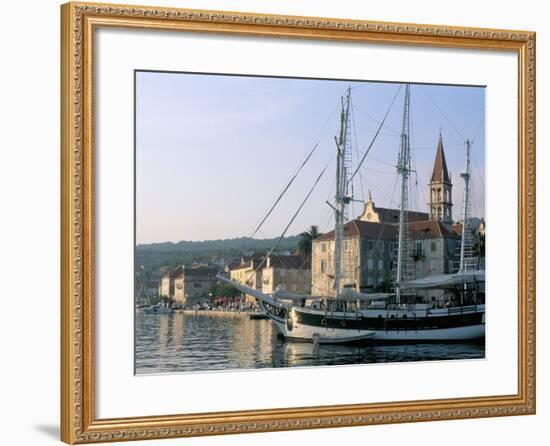 Port of Milna, Ile De Brac, Dalmatian Coast, Croatia, Adriatic-Bruno Barbier-Framed Photographic Print