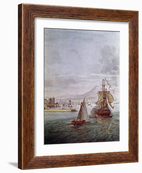 Port of Naples-Vanvitelli (Gaspar van Wittel)-Framed Giclee Print