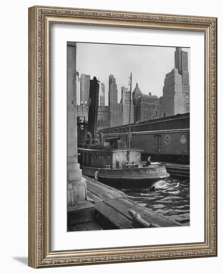 Port of New York-Andreas Feininger-Framed Photographic Print