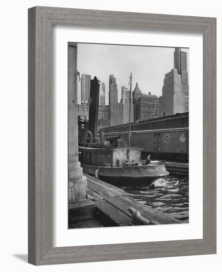 Port of New York-Andreas Feininger-Framed Photographic Print