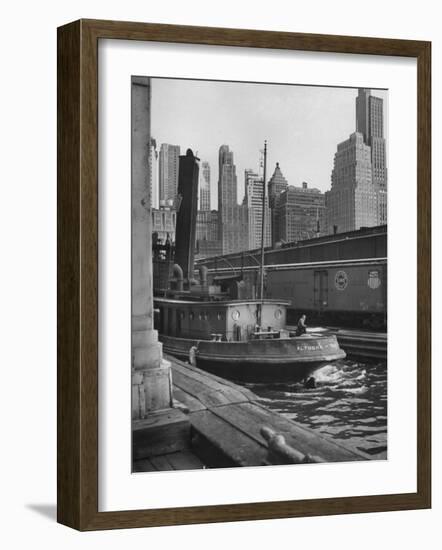 Port of New York-Andreas Feininger-Framed Photographic Print