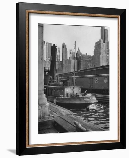 Port of New York-Andreas Feininger-Framed Photographic Print