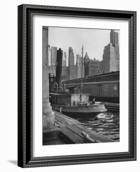 Port of New York-Andreas Feininger-Framed Photographic Print