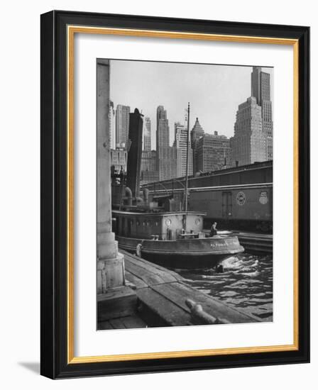 Port of New York-Andreas Feininger-Framed Photographic Print