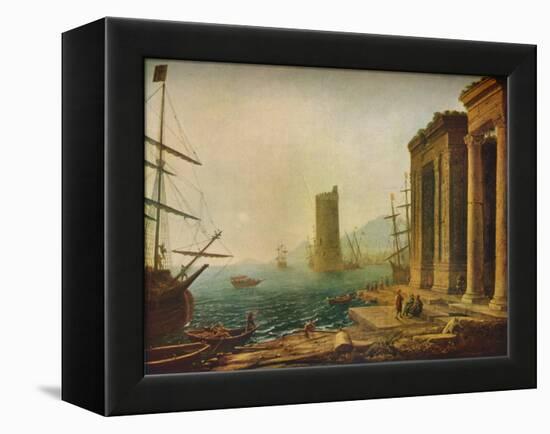 'Port of Ostia, Rome', c1643 (1931)-Claude Lorrain-Framed Premier Image Canvas