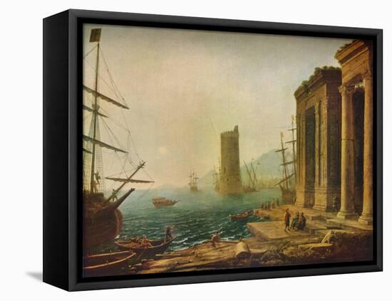 'Port of Ostia, Rome', c1643 (1931)-Claude Lorrain-Framed Premier Image Canvas