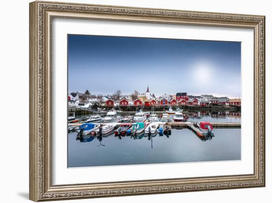 Port of Reine-Philippe Sainte-Laudy-Framed Premium Photographic Print