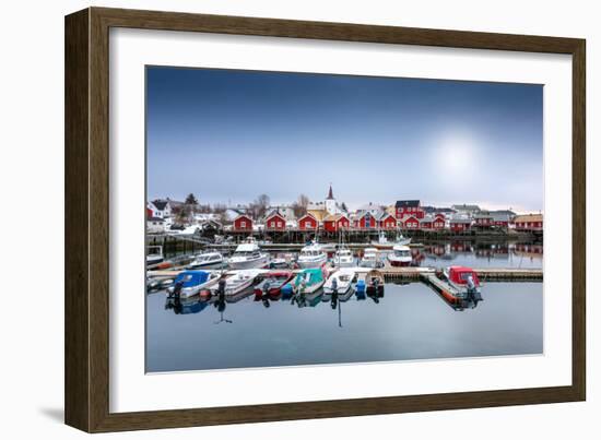 Port of Reine-Philippe Sainte-Laudy-Framed Premium Photographic Print