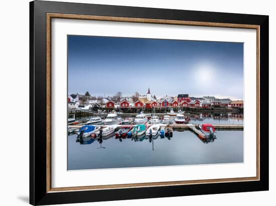 Port of Reine-Philippe Sainte-Laudy-Framed Premium Photographic Print