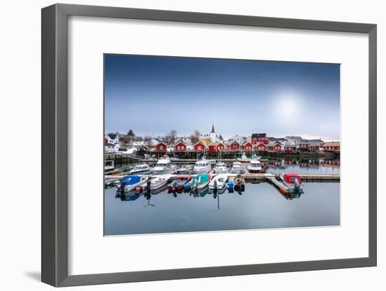 Port of Reine-Philippe Sainte-Laudy-Framed Premium Photographic Print