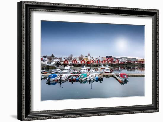 Port of Reine-Philippe Sainte-Laudy-Framed Premium Photographic Print