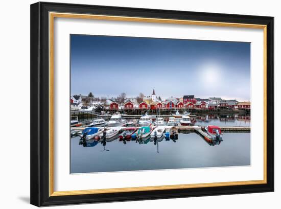 Port of Reine-Philippe Sainte-Laudy-Framed Premium Photographic Print