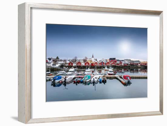 Port of Reine-Philippe Sainte-Laudy-Framed Premium Photographic Print