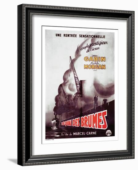 Port of Shadows, 1938 (Le Quai Des Brumes)-null-Framed Giclee Print