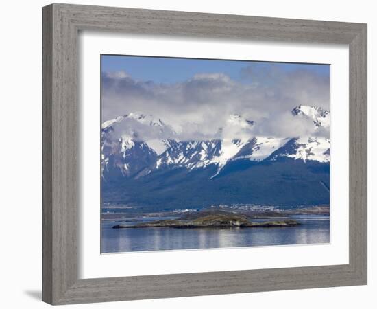 Port of Ushuaia, Tierra Del Fuego, Patagonia, Argentina, South America-Richard Cummins-Framed Photographic Print