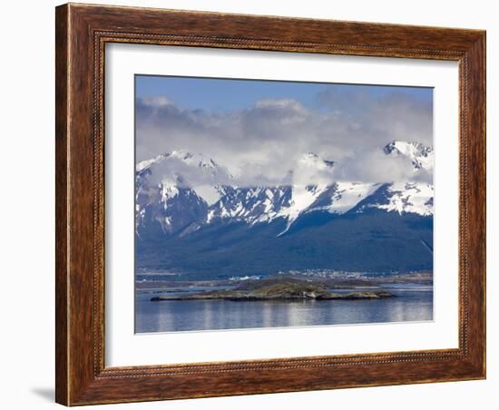 Port of Ushuaia, Tierra Del Fuego, Patagonia, Argentina, South America-Richard Cummins-Framed Photographic Print