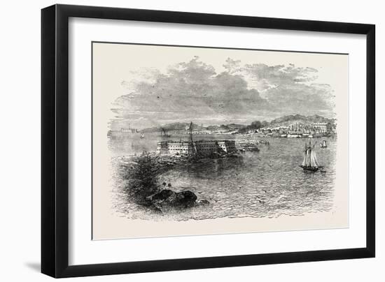 Port Pensacola, USA, 1870s-null-Framed Giclee Print