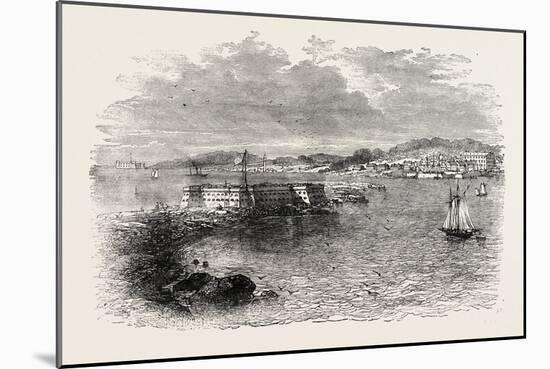Port Pensacola, USA, 1870s-null-Mounted Giclee Print