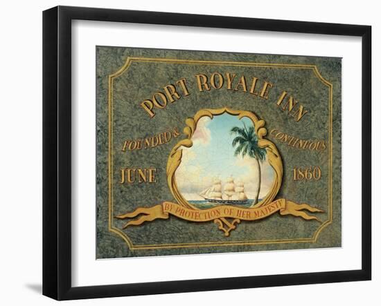 Port Royale Inn-Catherine Jones-Framed Art Print