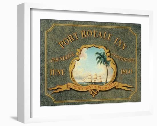 Port Royale Inn-Catherine Jones-Framed Art Print