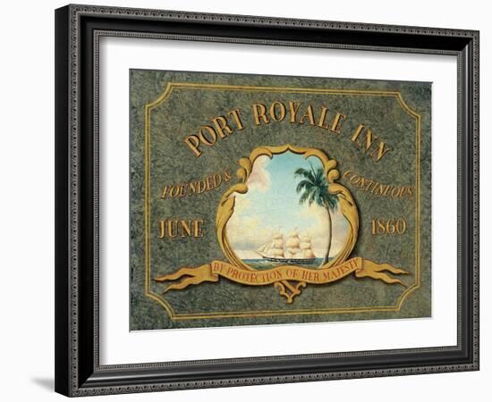 Port Royale Inn-Catherine Jones-Framed Art Print