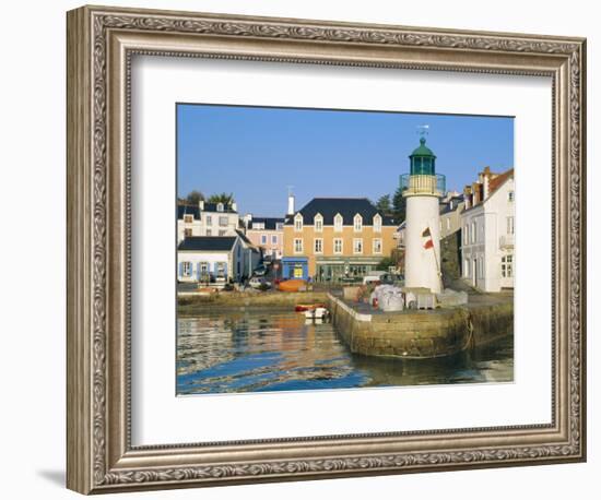 Port Sauzon, Belle-Ile-En-Mer, Breton Islands, Morbihan, France-J P De Manne-Framed Photographic Print