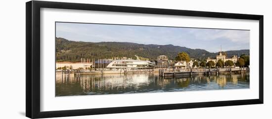 Port, Ship 'Sonnenkonigin', Post Office, Bregenz, Vorarlberg, Lake Constance, Austria, Europe-Klaus Neuner-Framed Photographic Print