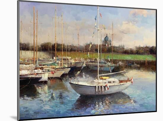 Port Side View-Furtesen-Mounted Art Print